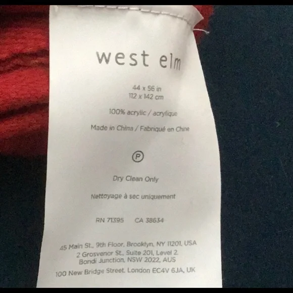 West Elm blanket - Picture 3 of 3